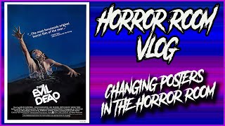 Horror Room VLOG | Changing Posters In The Horror Room | Christian Hanna Horror