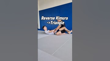 Reverse Kimura to Triangle #bjj #grappling #mma #kimura #triangle #tricks