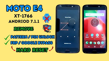 Moto E4 (XT-1766) Hard reset || Moto E4 FRP Bypass Android 7.1.1 without PC