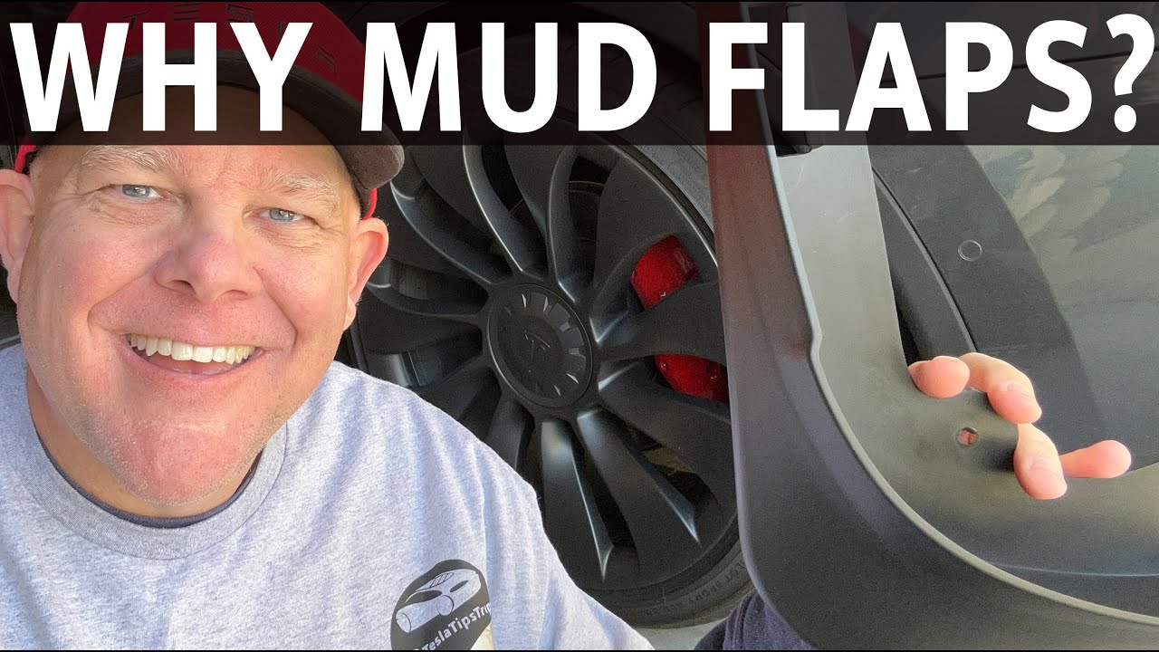 MUD FLAPS Tesla Model Y vs. Tesla Model 3. Hat TESLA optimiert