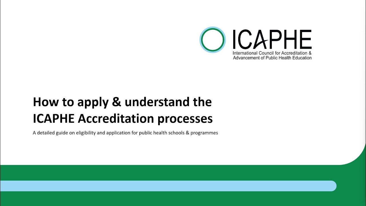 Accreditation Process Walkthrough