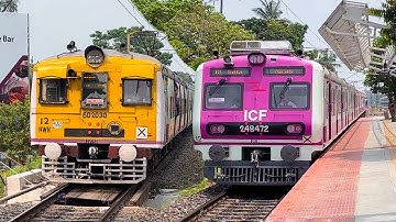 🔥Classic vs Modern Indian EMU Passenger Trains Spotting | Eastern Railway