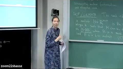 CIMPA@LUMS (Lecture 1) : Kaie Kubjas (Aalto University) , Geometry of Nonnegative Matrix Rank