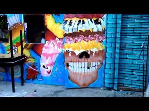 Santa Fe's new Food Court on Bantayan Island, Cebu, Philippines