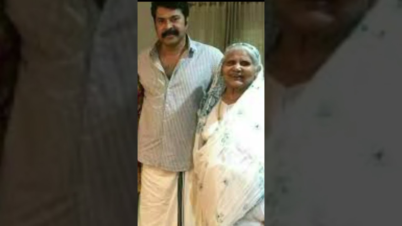 Mamooty with Mother 