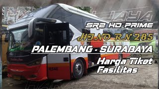 Harga Tiket Harapan Jaya Palembang - Surabaya❗Penumpang Semakin Ramai❗Hino Rn 285❗