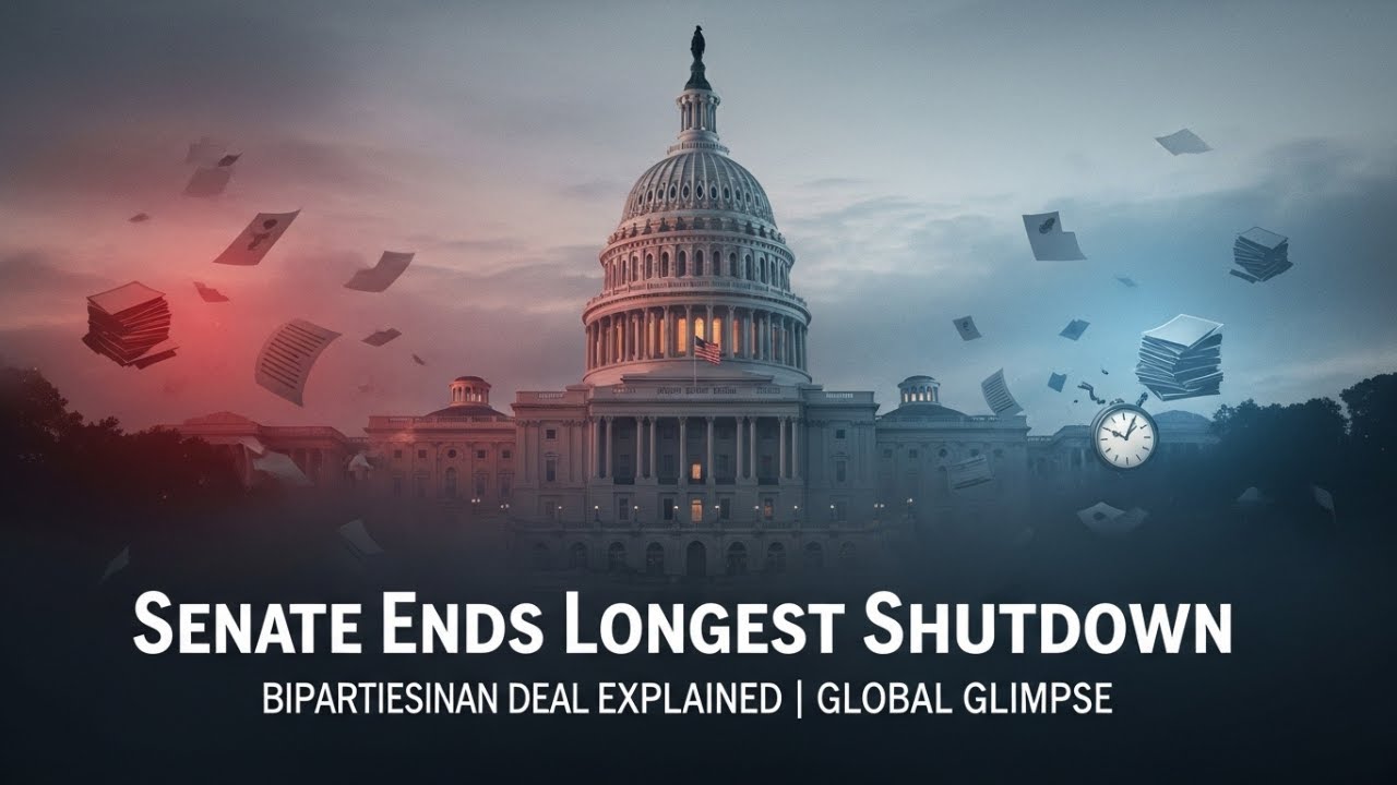 U.S. Senate Ends Longest Shutdown — What This Bipartisan Deal Really Means for American Democracy