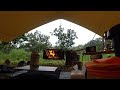 雨音と焚き火の爆ぜる音に包まれたソロキャンプ【solo camping #42】
