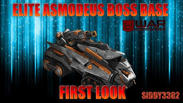 War Commander: First Look Elite Asmodeus Boss Base.
