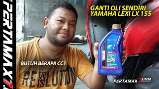 How to Change Your Own Oil on the Latest Yamaha LEXI LX 155 Clean the Oil Filter #lexi155 #changeoil