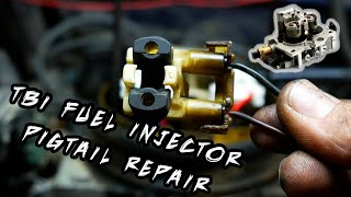 How to Replace a Faulty Fuel Injector Connector on a Chevy TBI Engine: Easy Steps.  #HOWTO #REPAIR