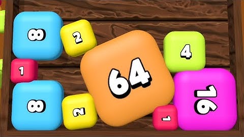 Sky Cubes Game Merge 2048 Number Levels 1-10 Gameplay