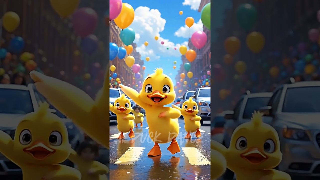 🐥💞Dancing Ducks Parade: The Joyful Street Celebration🥰💃😍