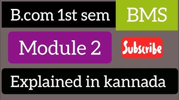 B.com 1st Sem BUSINESS MANAGEMENT AND STARTUPS Module 2 Explained@Boomis_talks