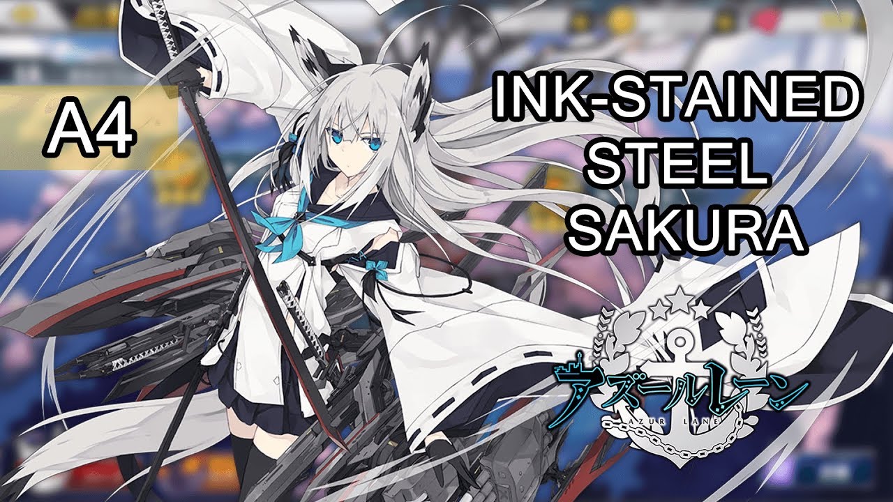 【Azur Lane JP】Ink-stained Steel Sakura - A4: Kawakaze is badass! - YouTube