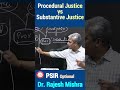 Procedural Justice vs Substantive Justice | Dr. Rajesh Mishra #Justice #PSIR #UPSC