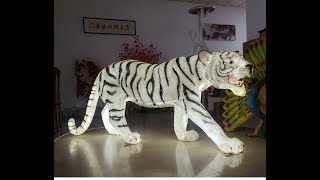 glass fiber reinforced plastic simulation luminous tiger sculpture screenshot 1
