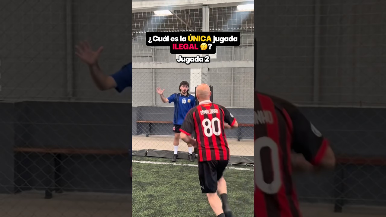 ¿Cuál de las 3 es la ÚNICA jugada ILEGAL 🤔⚽️?