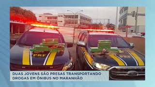 DUAS MULHERES SÃO PRESAS COM DROGAS EM ÔNIBUS