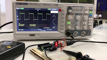 Pulse Wave Modulation using Oscilloscope