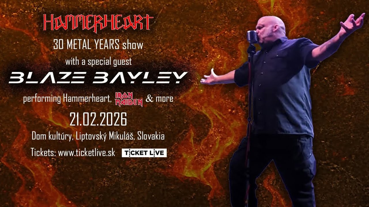 BLAZE BAILEY - Lightning Strike Twice live (IRON MAIDEN cover, 21.2.2026 KD Liptovsky Mikulas)