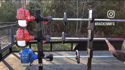 3- PLACE TRIMMER RACK for OPEN TRAILERS