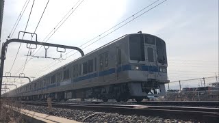 小田急1000形1093F 試運転 上り 海老名付近通過