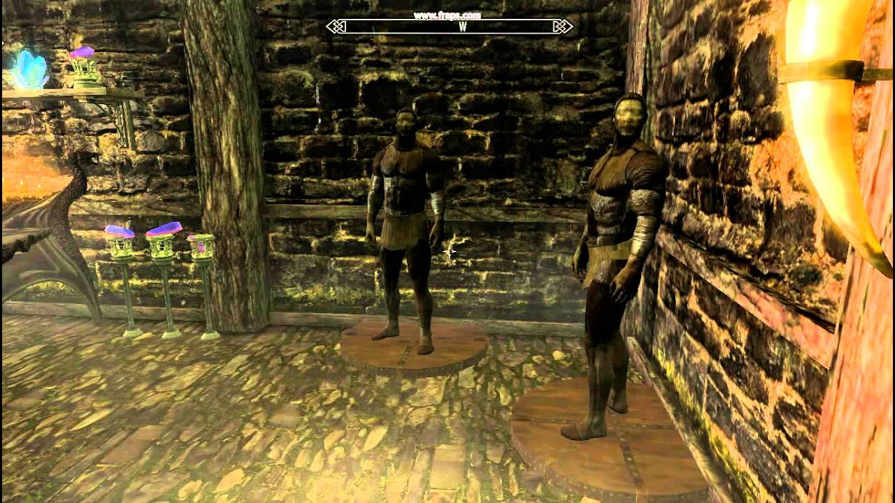 Living mannequins in Skyrim YouTube