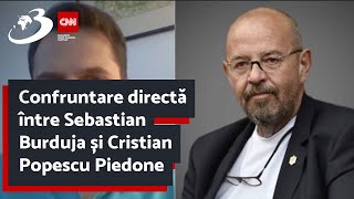 Confruntare directă între Sebastian Burduja și Cristian Popescu Piedone