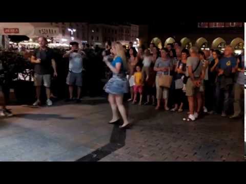 ქუჩის მოცეკვავე კრაკოვში