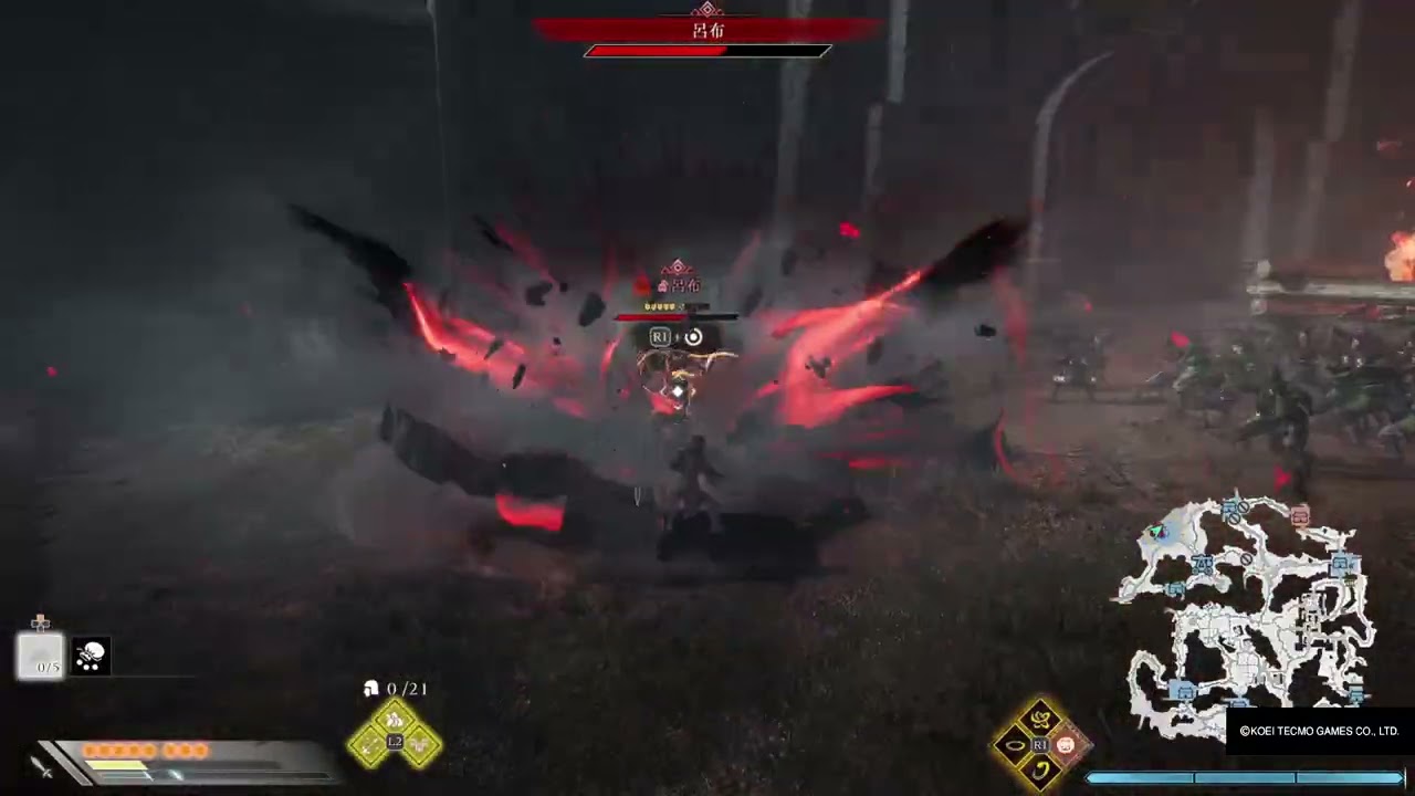 三国無双オリジンズ　呂布　ノーダメ