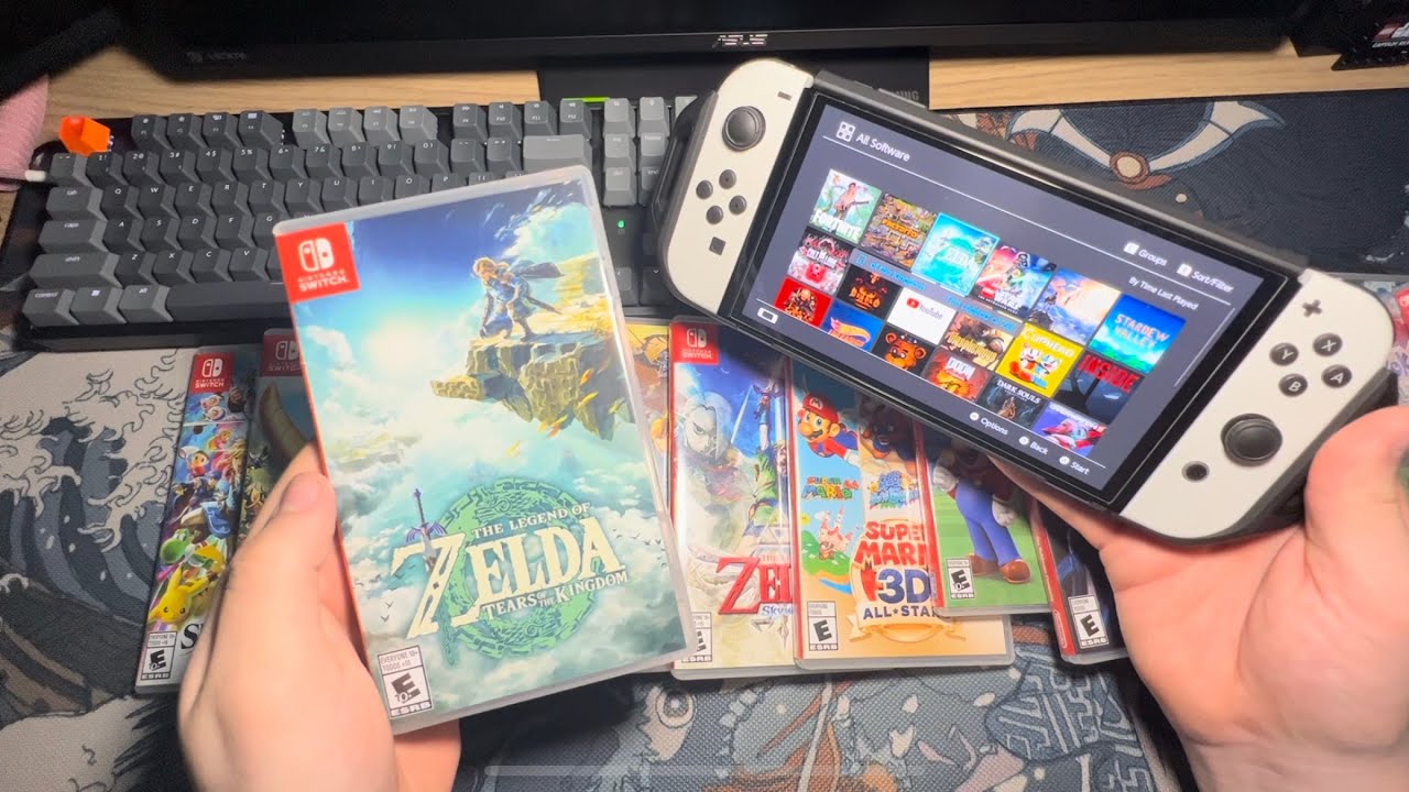 Will the Nintendo update old switch games for the new switch? - YouTube