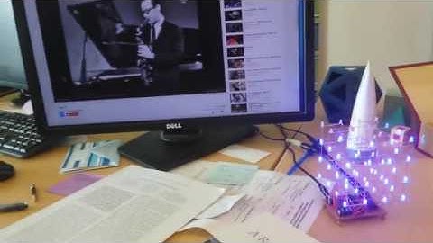 4x4x4 LED Cube Music Visualizer