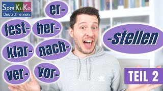 Wortschatz B1 - B2 | Verben mit 'stellen' und ihre Bedeutungen