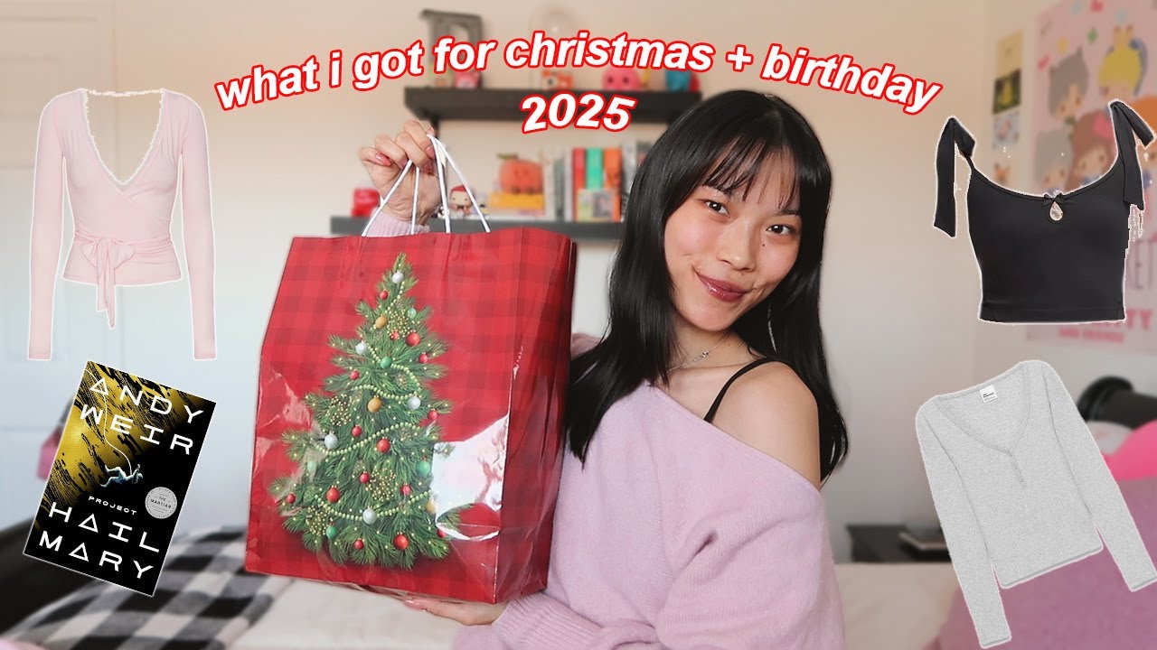 Что я получила на Рождество и день рождения в 2025 году!!