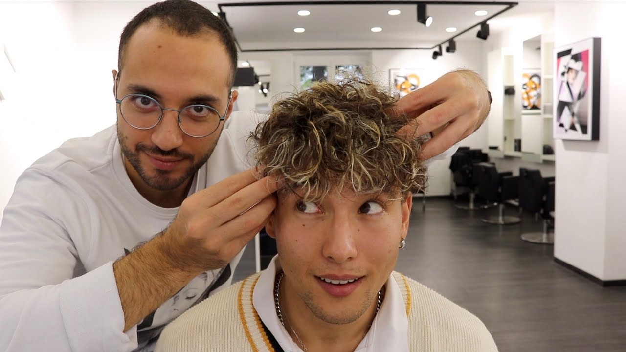 DAUERWELLE STYLEN ❗️ WIE STYLE ICH MEINE DAUERWELLE RICHTIG 🤔❓| DAUERWELLE MÄNNER