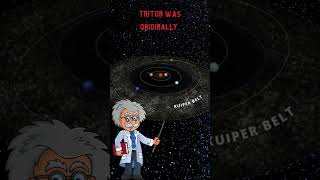Why Does Neptune's Moon Triton Orbit Backwards? #youtubeshorts #shorts #universe #space #education