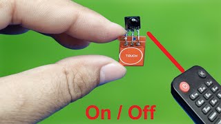 How to make remote control On/Off switch with TTP223 Touch Sensor Module ?