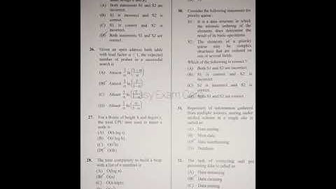 Ugc net exam June 2013 part 2 computer science and applications question paper with answers