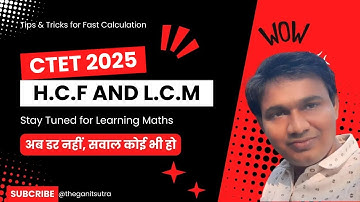 CTET Exam Dec 2024 | Math HCF and LCM I #ctetexam #ctetpreparation #ctet2025  #ncrtsolution
