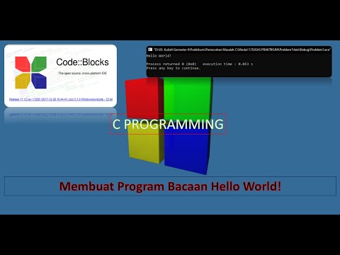Cara Membuat Hello World Pada Bahasa C Menggunakan CodeBlocks
