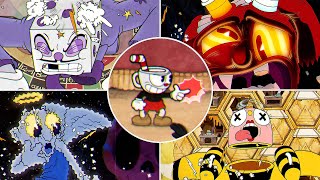 Cuphead  All Bosses With 1 Finger Close Range