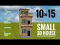 10 by 15 3d tiny house plan by Prems home plan🔥|10 by 15 home plan