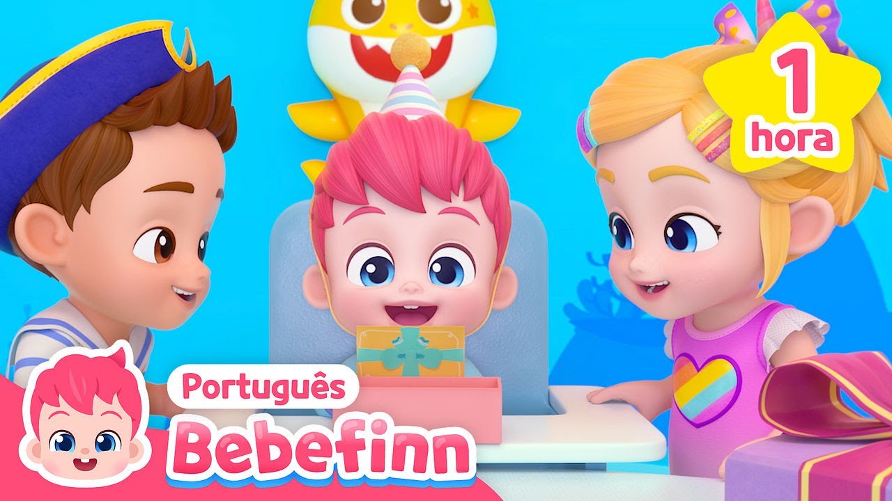 🎂 Música de Aniversário, Parabéns a Você 🎂 | + Completo | Bebefinn em ...