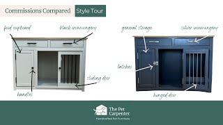 Bespoke Pet Furniture Client Designs Comparison Tour
