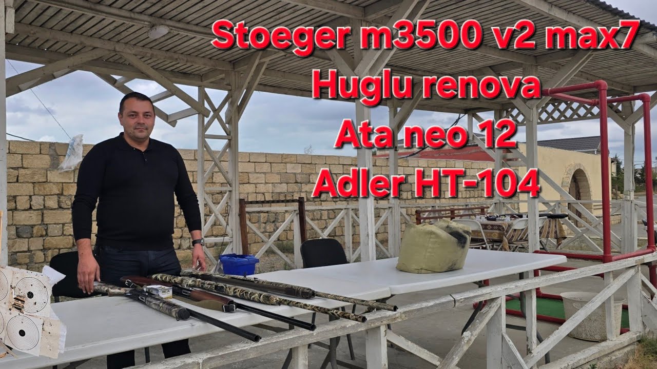 Stoeger m3500 #huglurenova #ataneo12 #adlerHT104 atiş ve qurupman testi #air #hunting 