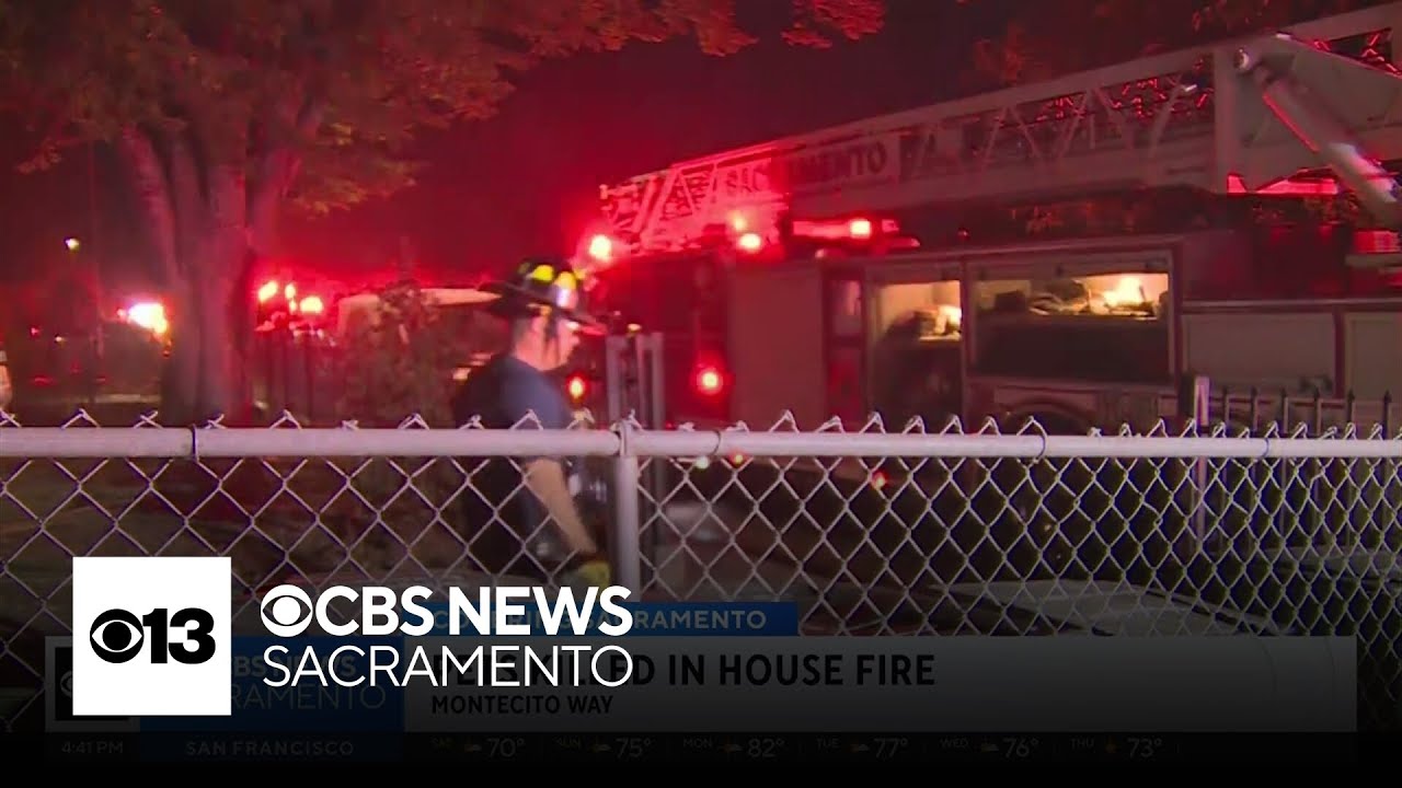 Pets killed in house fire on Montecito Way in Sacramento - YouTube