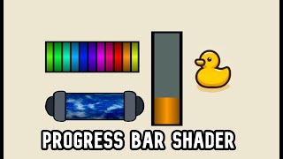 Flexible progress bar shader in Godot 4!