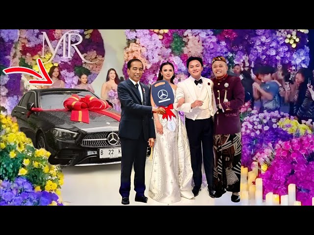 Pak Jokowi Kasih Hadiah Mewah Untuk Rizky Febian Dan Mahalini Di Acara Resepsi Pernikahan class=