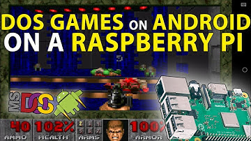 MS-Dos games on Android... On a Raspberry Pi 3B [Dosbox Emulation Test]
